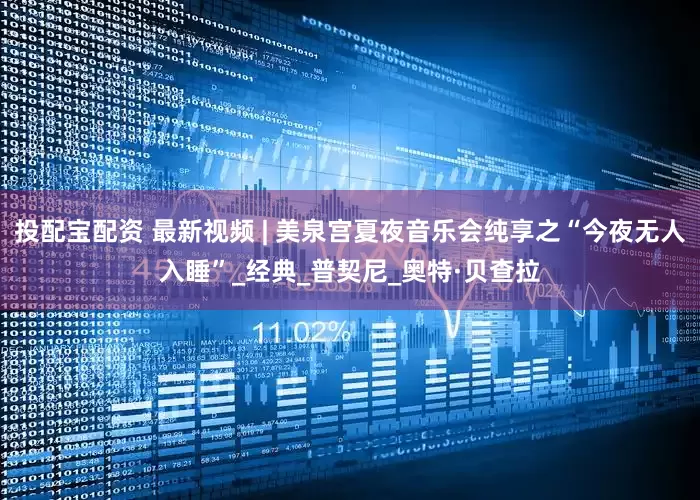 投配宝配资 最新视频 | 美泉宫夏夜音乐会纯享之“今夜无人入睡”_经典_普契尼_奥特·贝查拉